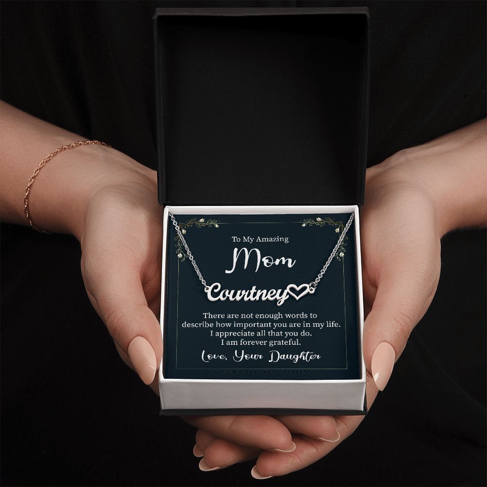 Name Necklace - Name Character Horizontal